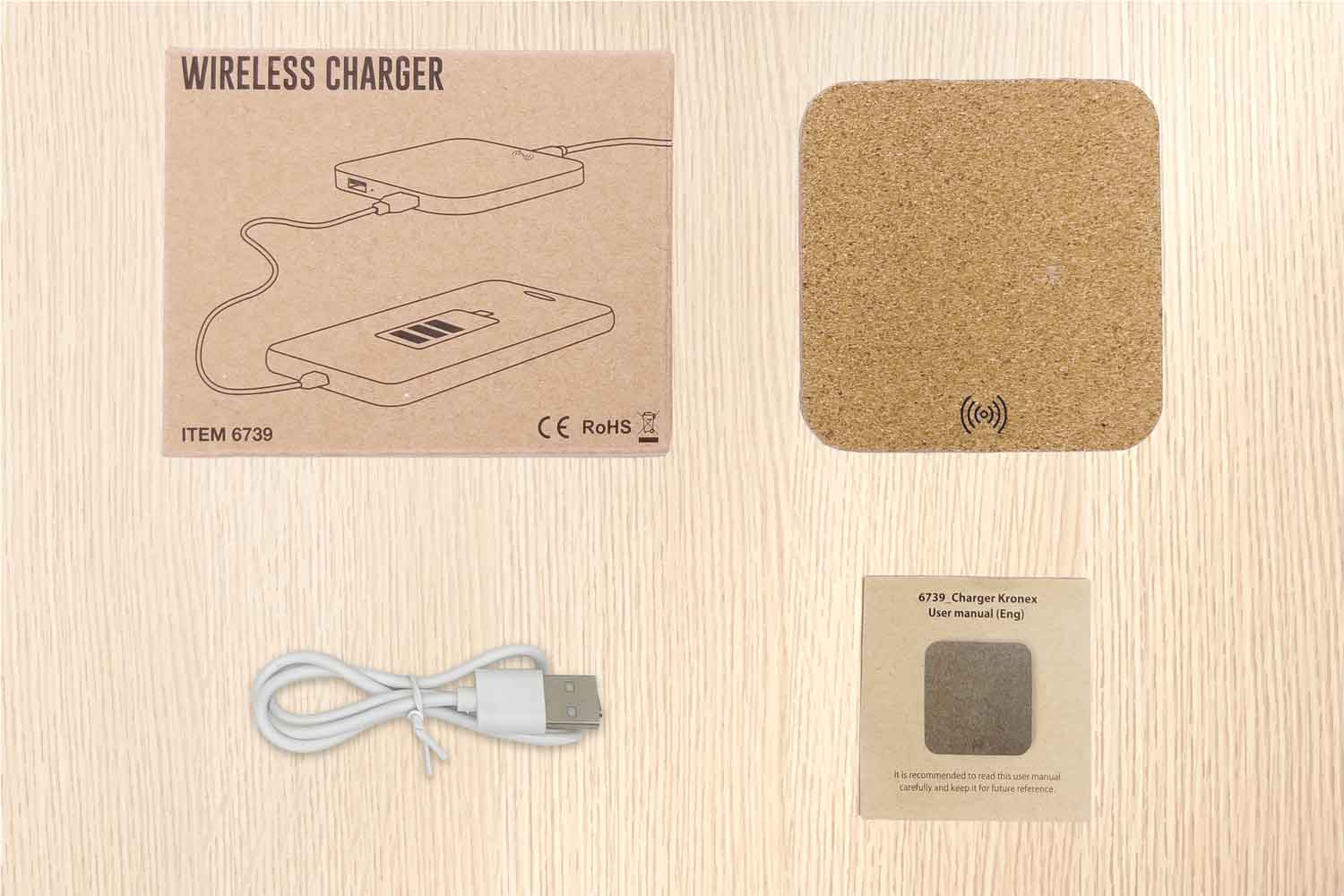 Wireless Charger Ecologico Personalizzato